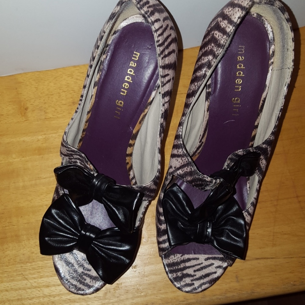 Madden girl open toe bow heels - Picture 4 of 4