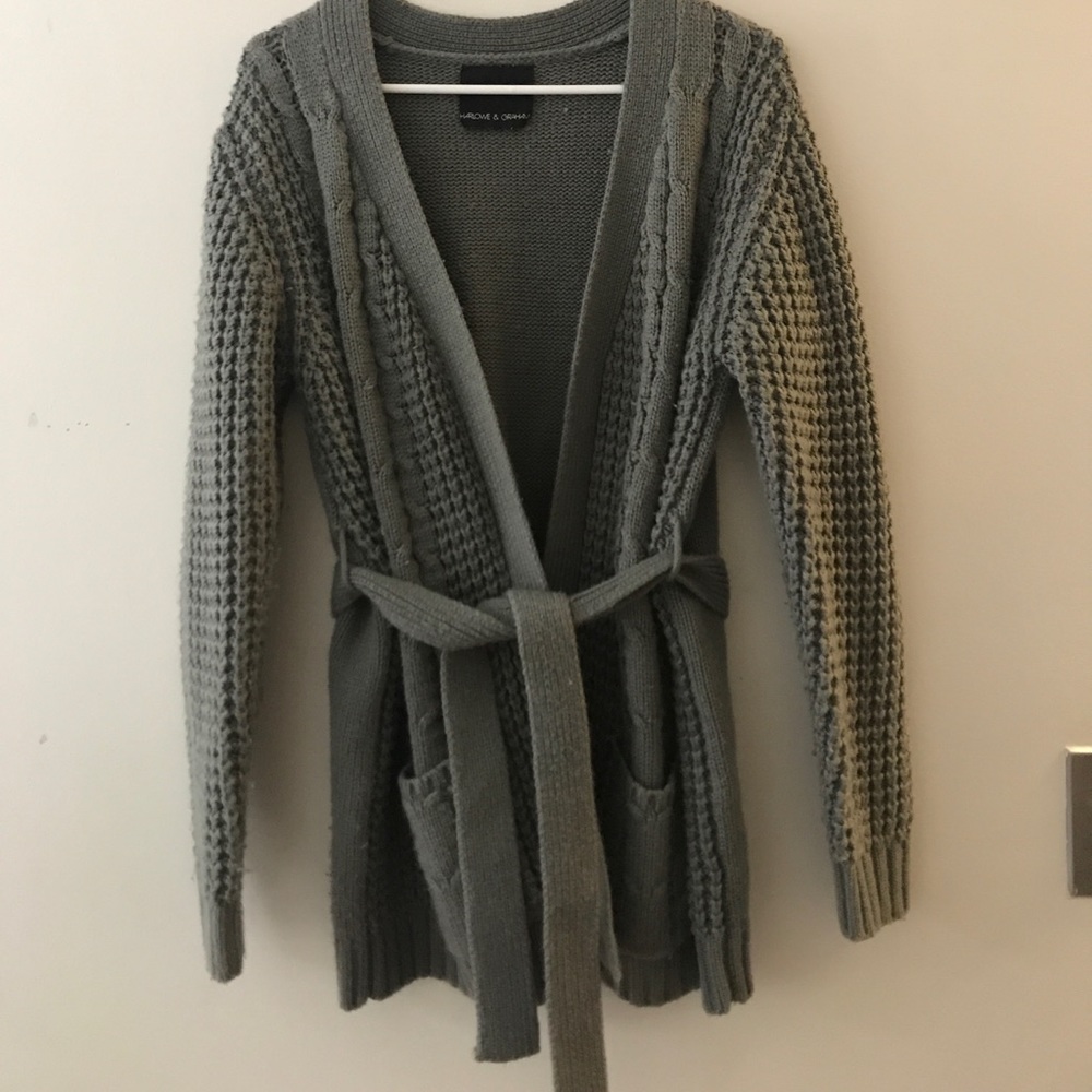 Harlowe and Graham sweater cardigan