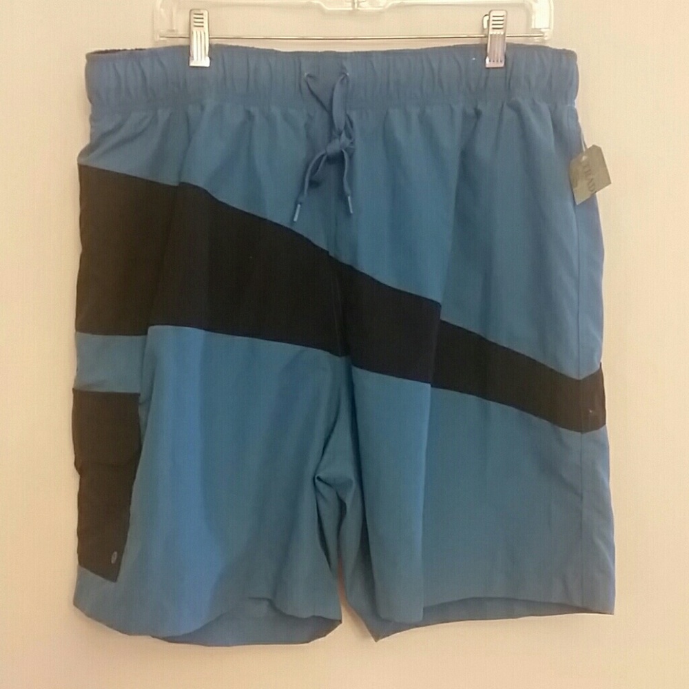 Trader Bay Men's Swimsuit Suit Trunks Blue Large