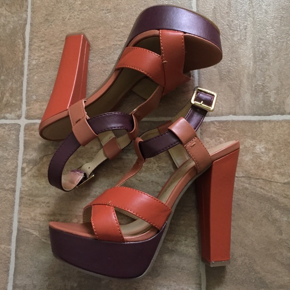 NIB LC LAUREN CONRAD Platform Sandals Size 8 - Picture 3 of 8