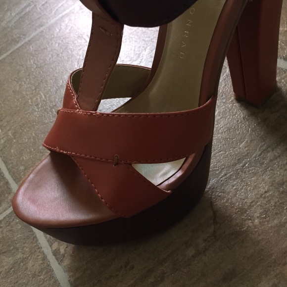 NIB LC LAUREN CONRAD Platform Sandals Size 8 - Picture 4 of 8