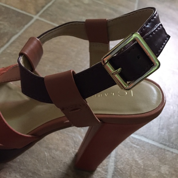 NIB LC LAUREN CONRAD Platform Sandals Size 8 - Picture 5 of 8