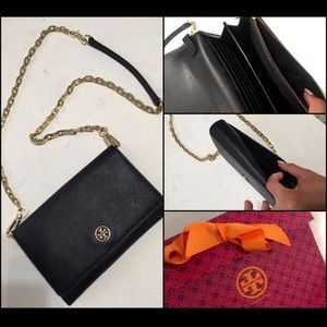 Tory burch wallet on chain authentic
