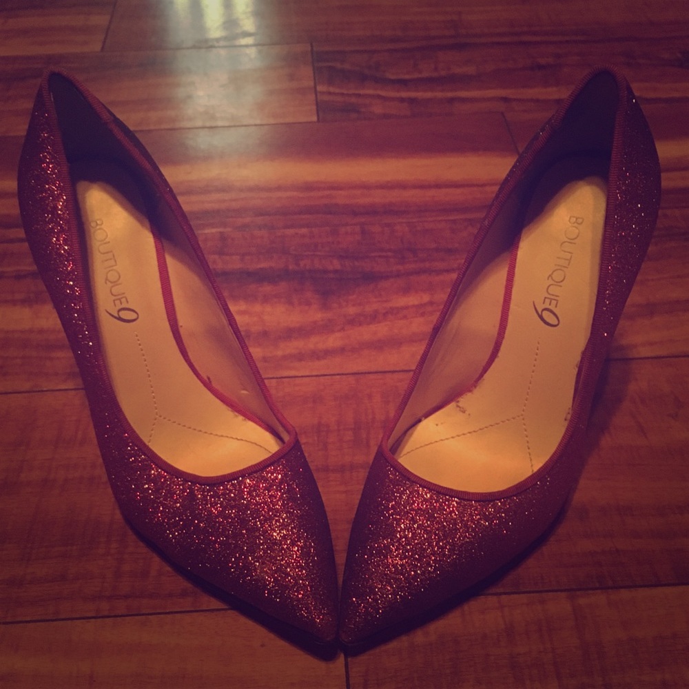 Sparkly Pink Heels