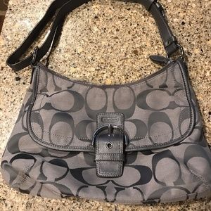 Gray Coach Purse