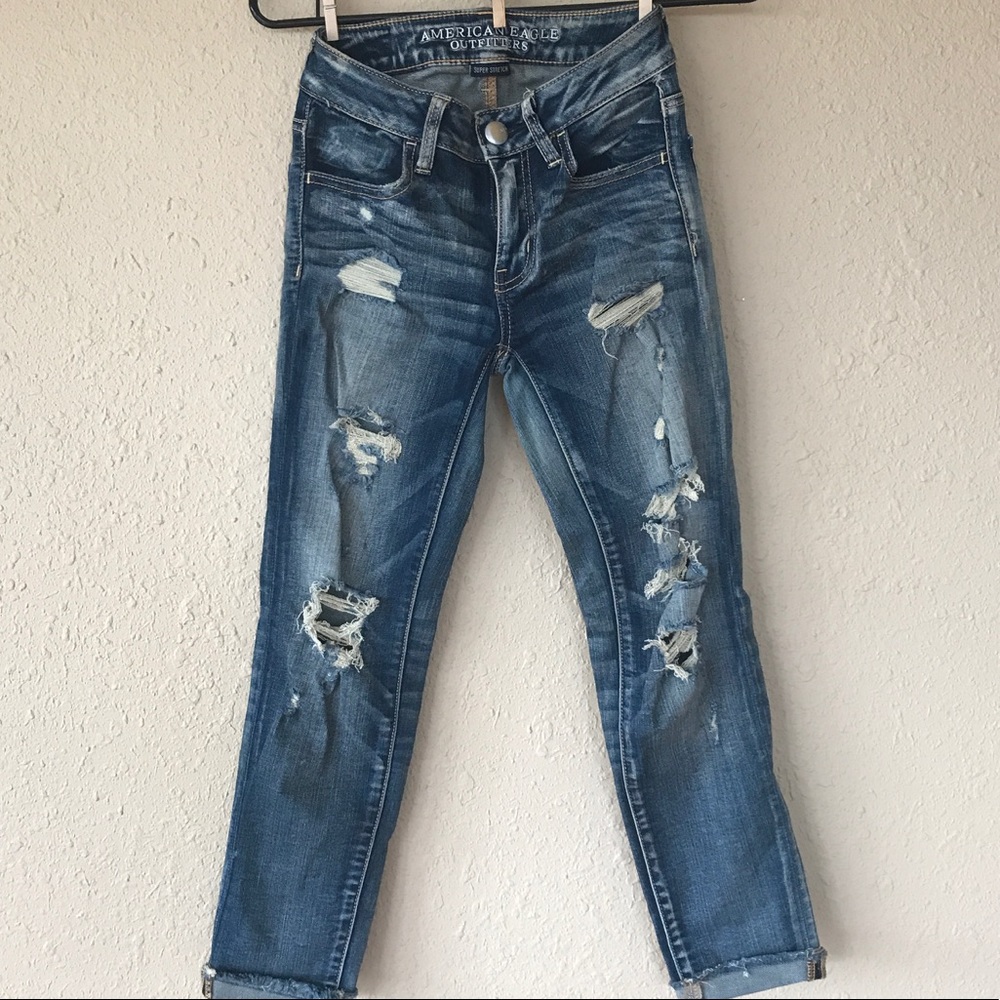 American eagle crop jeans