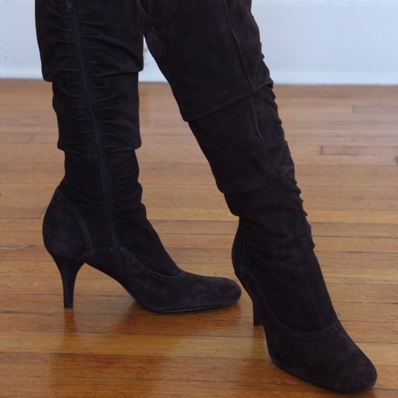 Antonio Melani 100% Leather knee High Brown Boots - Picture 2 of 3