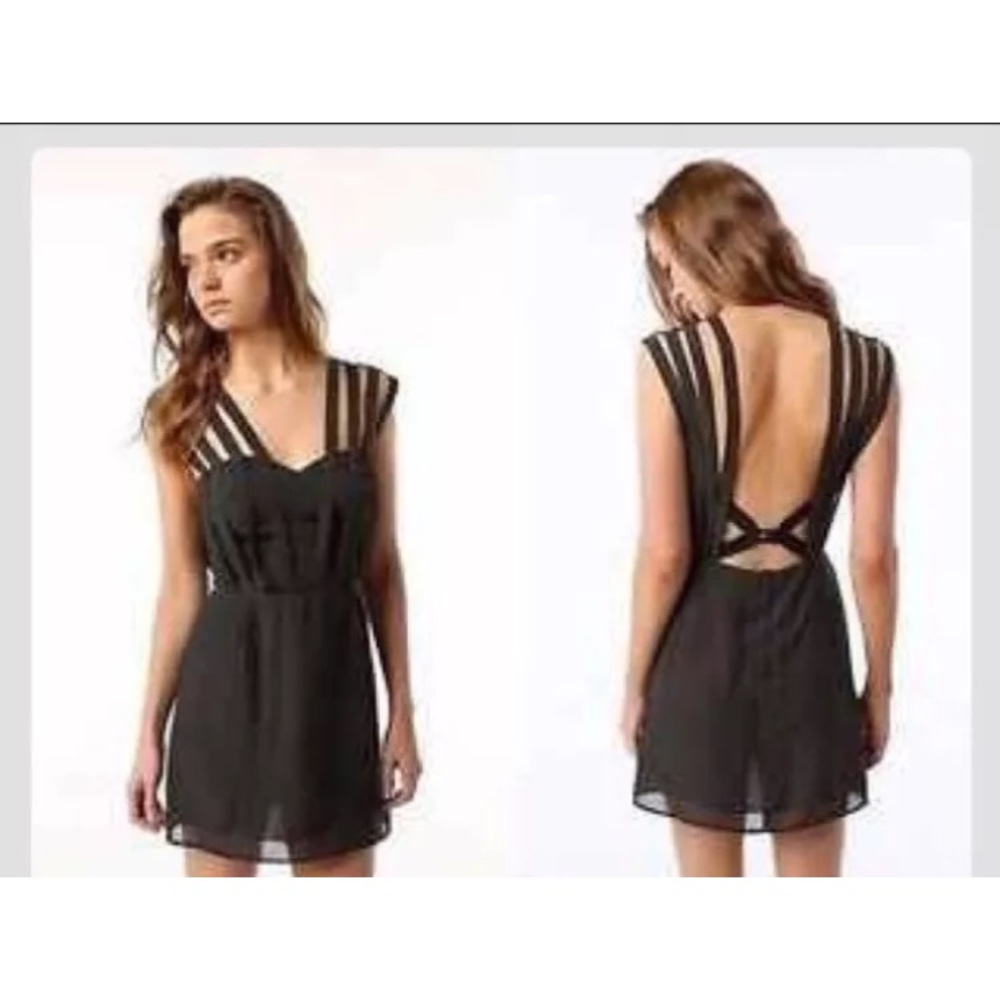 Double in brass black dress (urban outfitters)