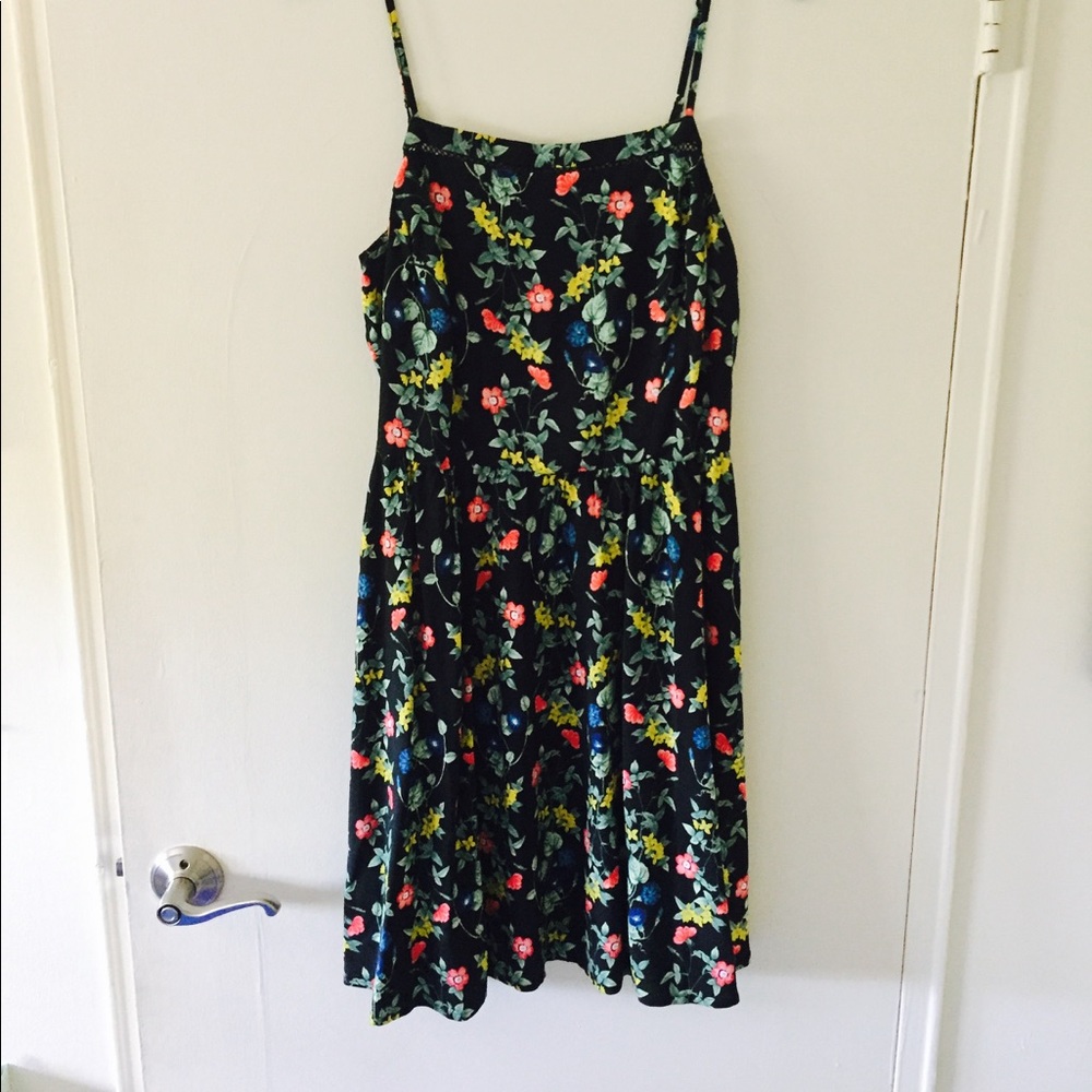 Old Navy Fit & Flare Floral Print Dress