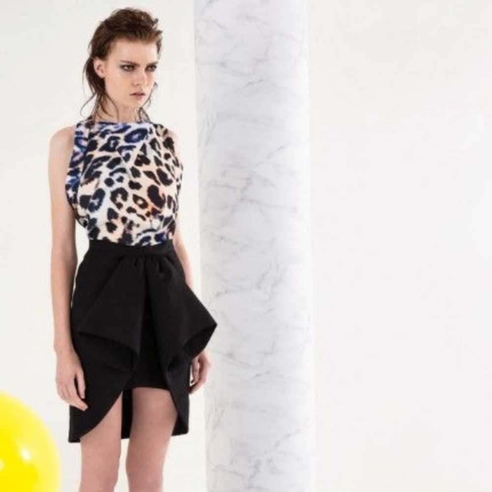 Cameo all for one leopard top