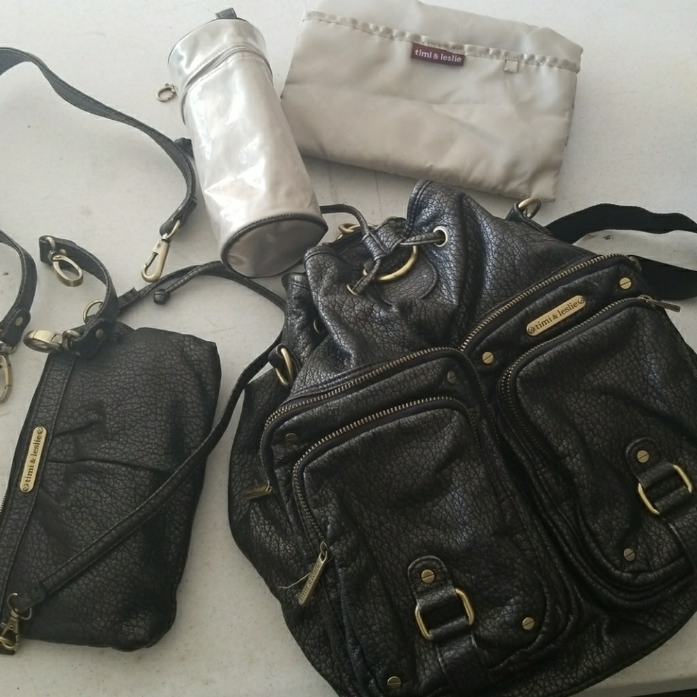 Timi & Leslie "hart" Diaper Bag