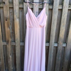 Hayley Paige Bridesmaids Dress, Rose, Size 10(6/8)