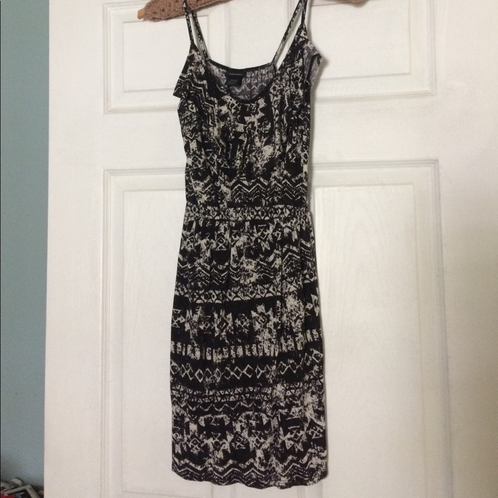 Aztec print dress