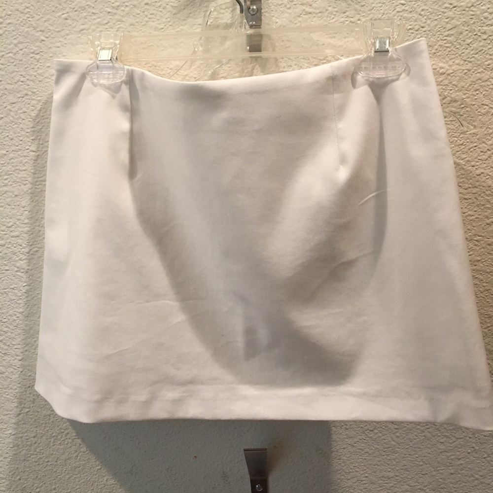Zara white skort_3