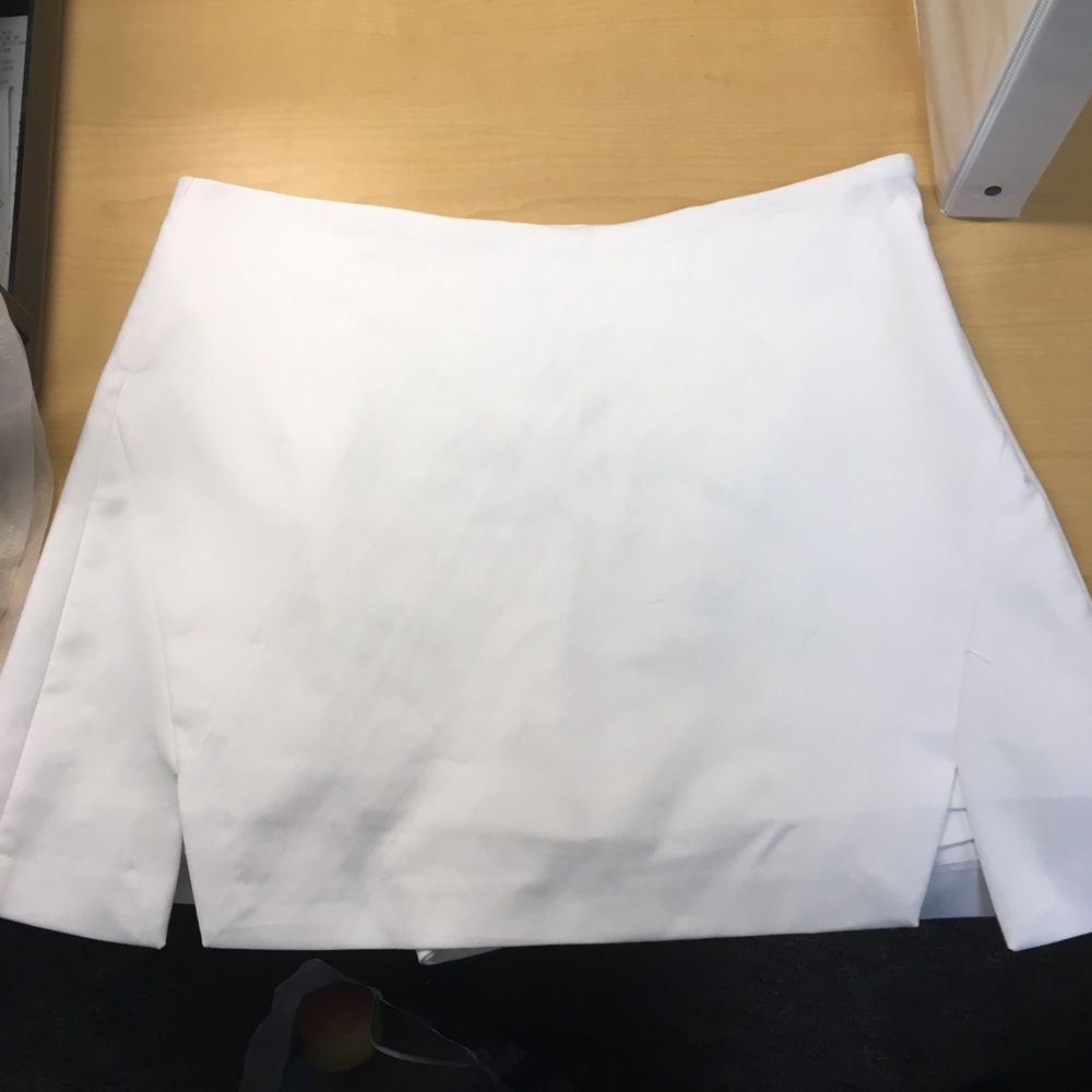 Zara white skort_6