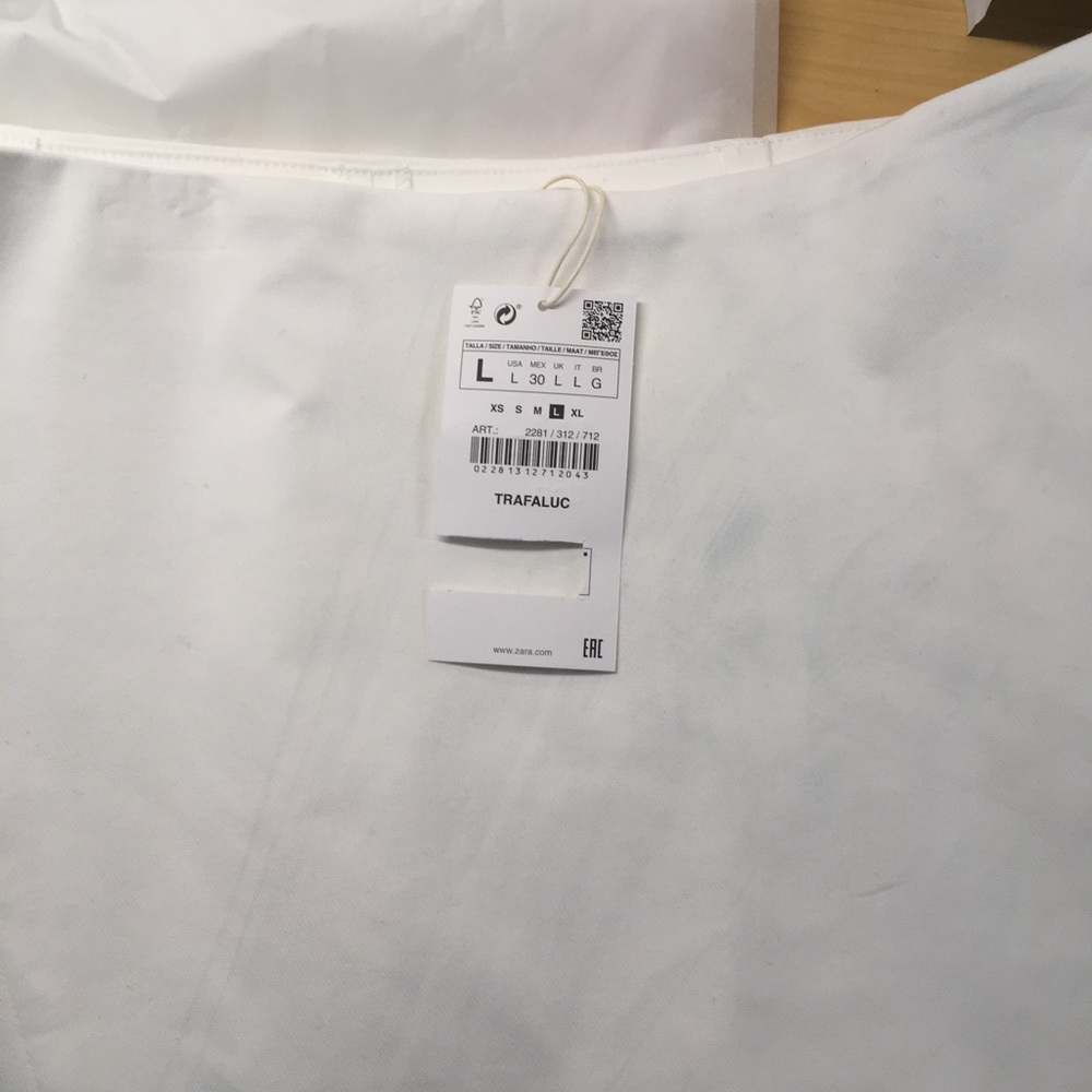 Zara white skort_7