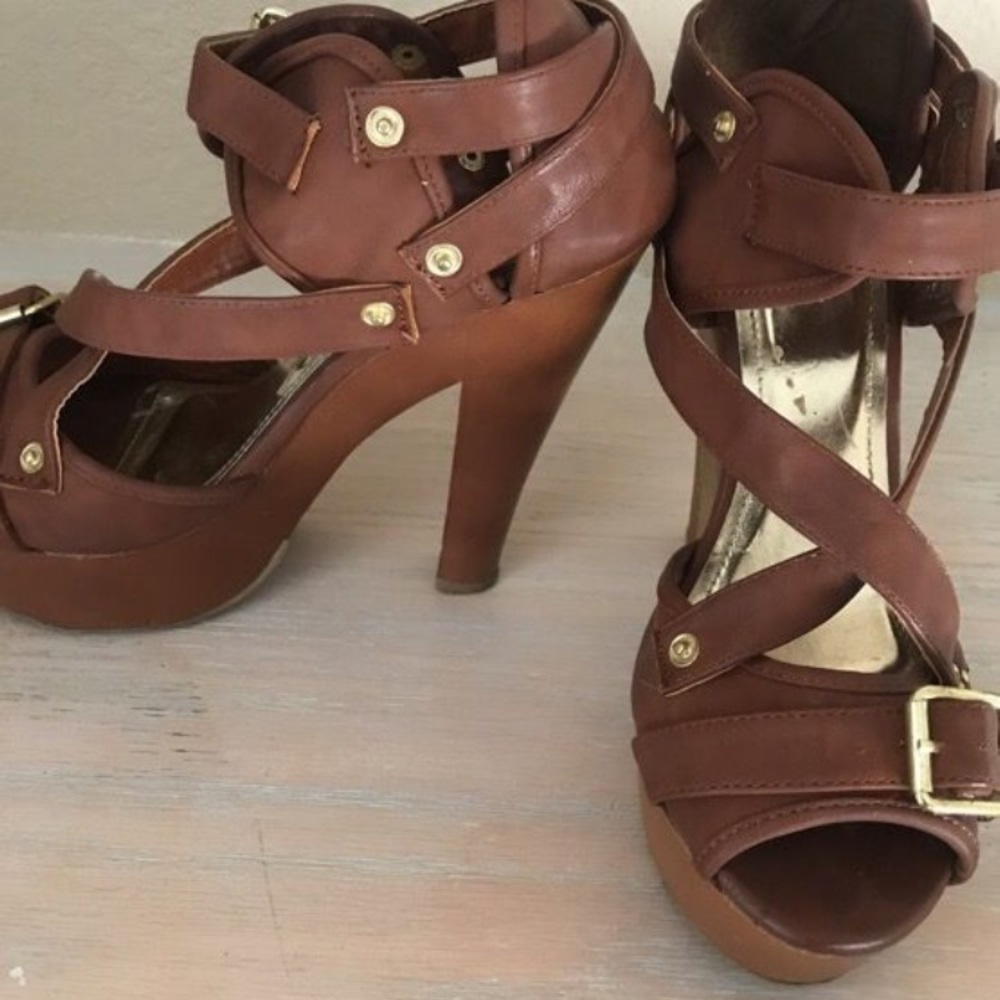 Brown heels