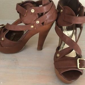 Brown heels