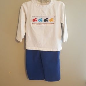 Boys smocked outfit