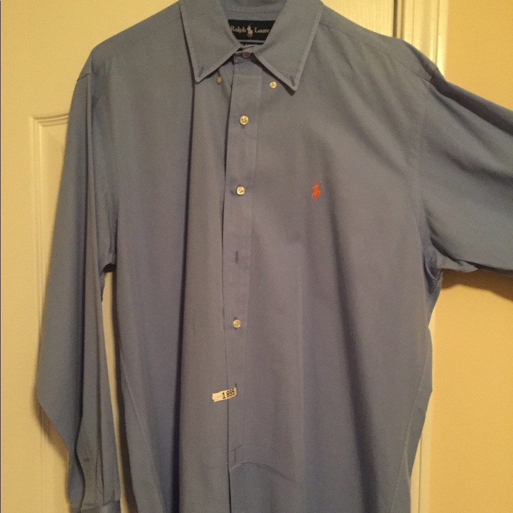 Men's polo long sleeve button down