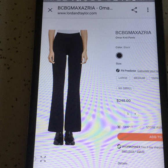 🆕 BCBG Longer Gray Knit Pants 👠🦋💼🍄🥂❤️ - Picture 5 of 7