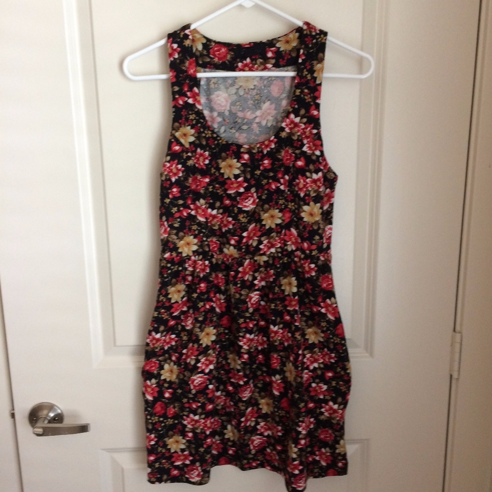 Forever 21 Sweater Floral Dress