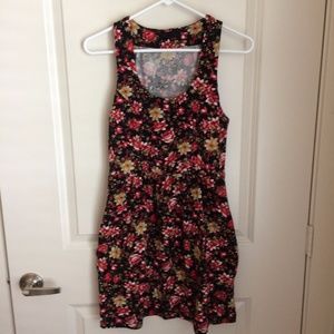 Forever 21 Sweater Floral Dress