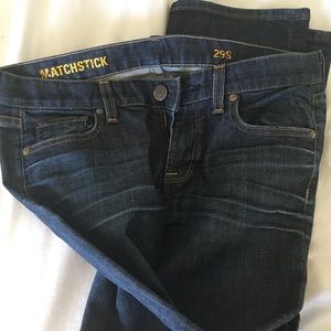 Size 29S J.Crew Matchstick Jeans EUC