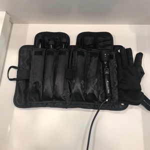 Nume curling wand set with case and glove