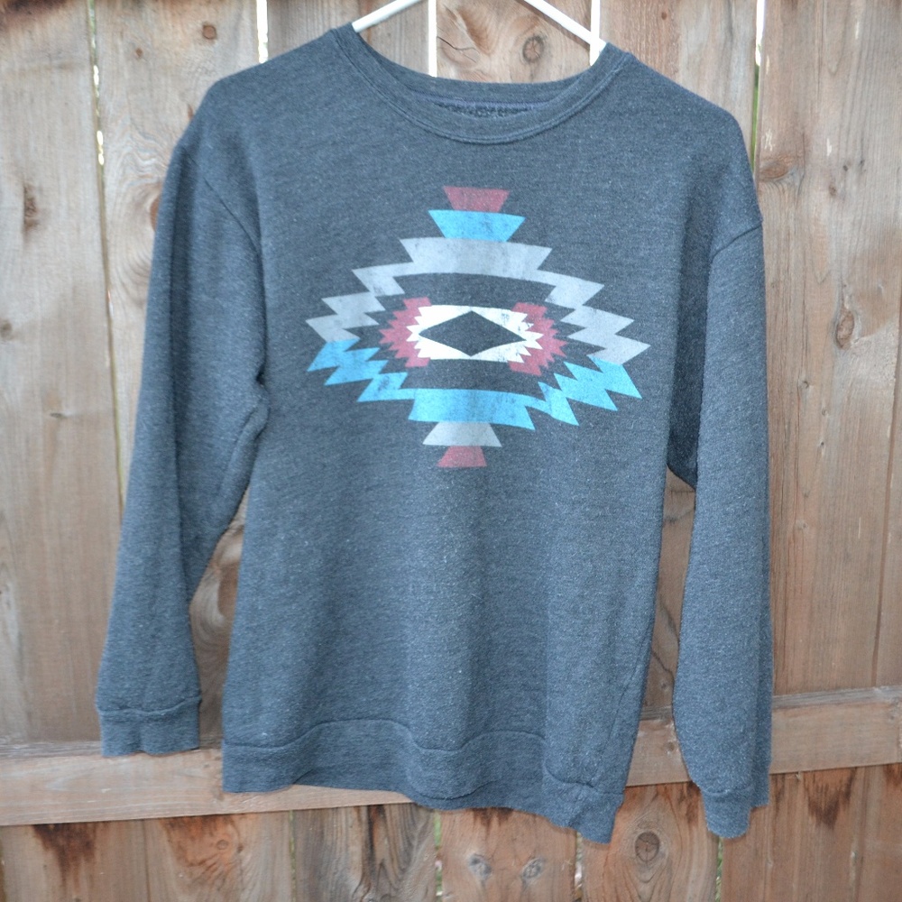 Aztec Print Pullover - image 5