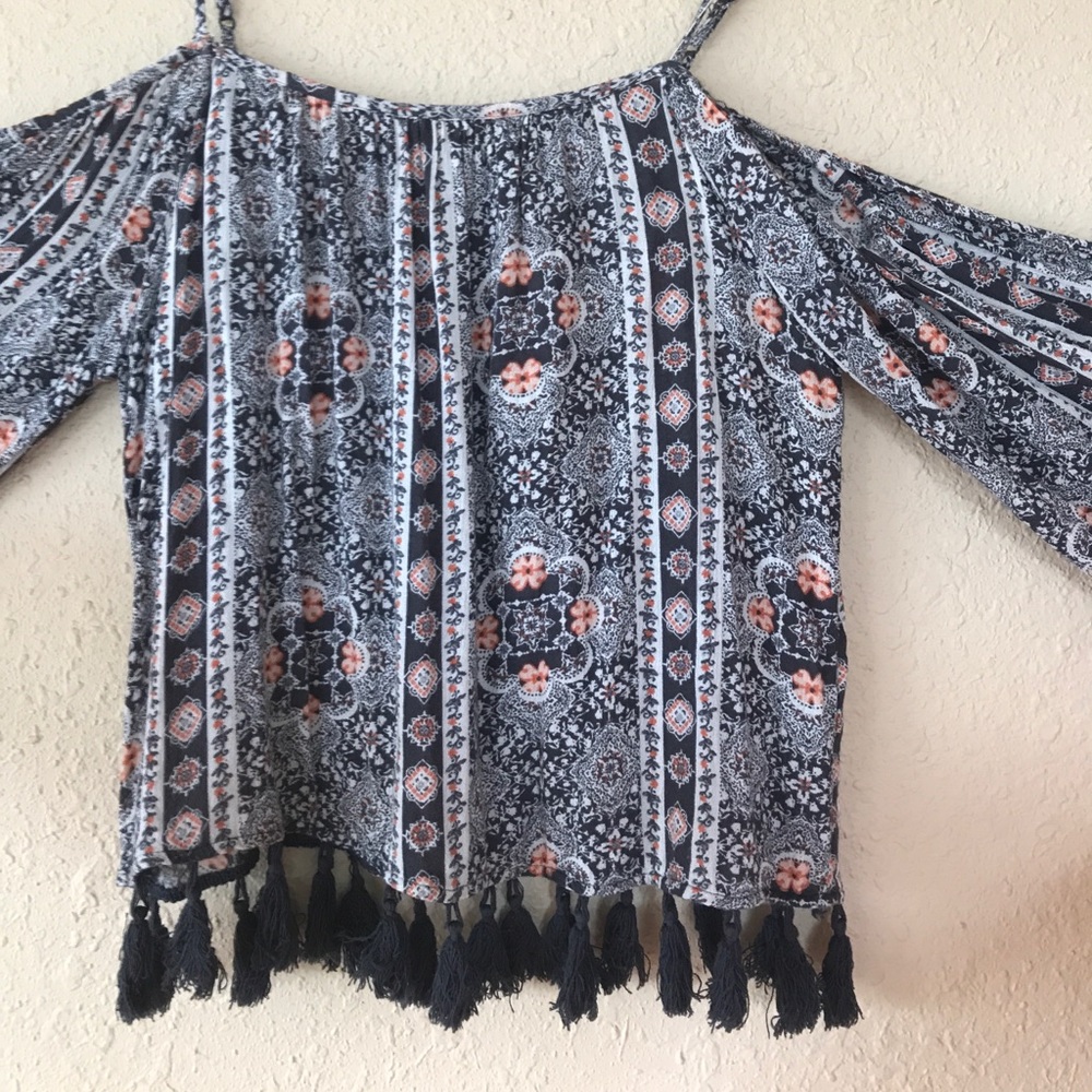 Cold shoulder shirt