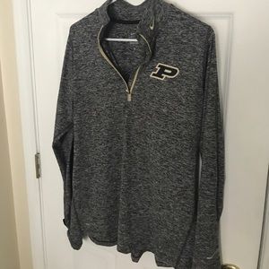 Modern PURDUE Nike Running 1/4 Zip Pullover!