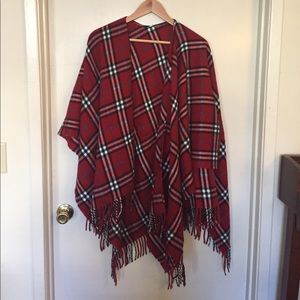 Fleece poncho. Perfect for fall!