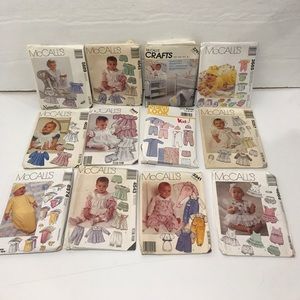 Vintage McCall’s infant baby patterns