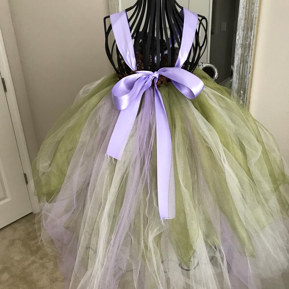 Handmade BabyGirl high low dress