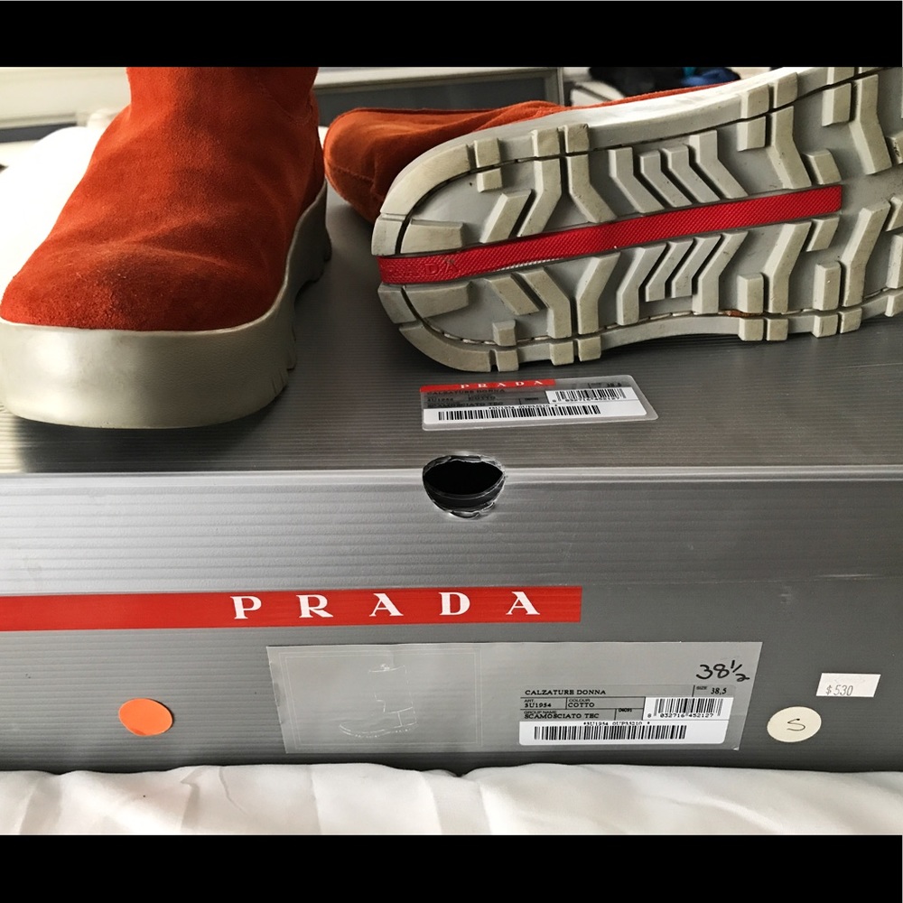 Prada waterproof snow boots!