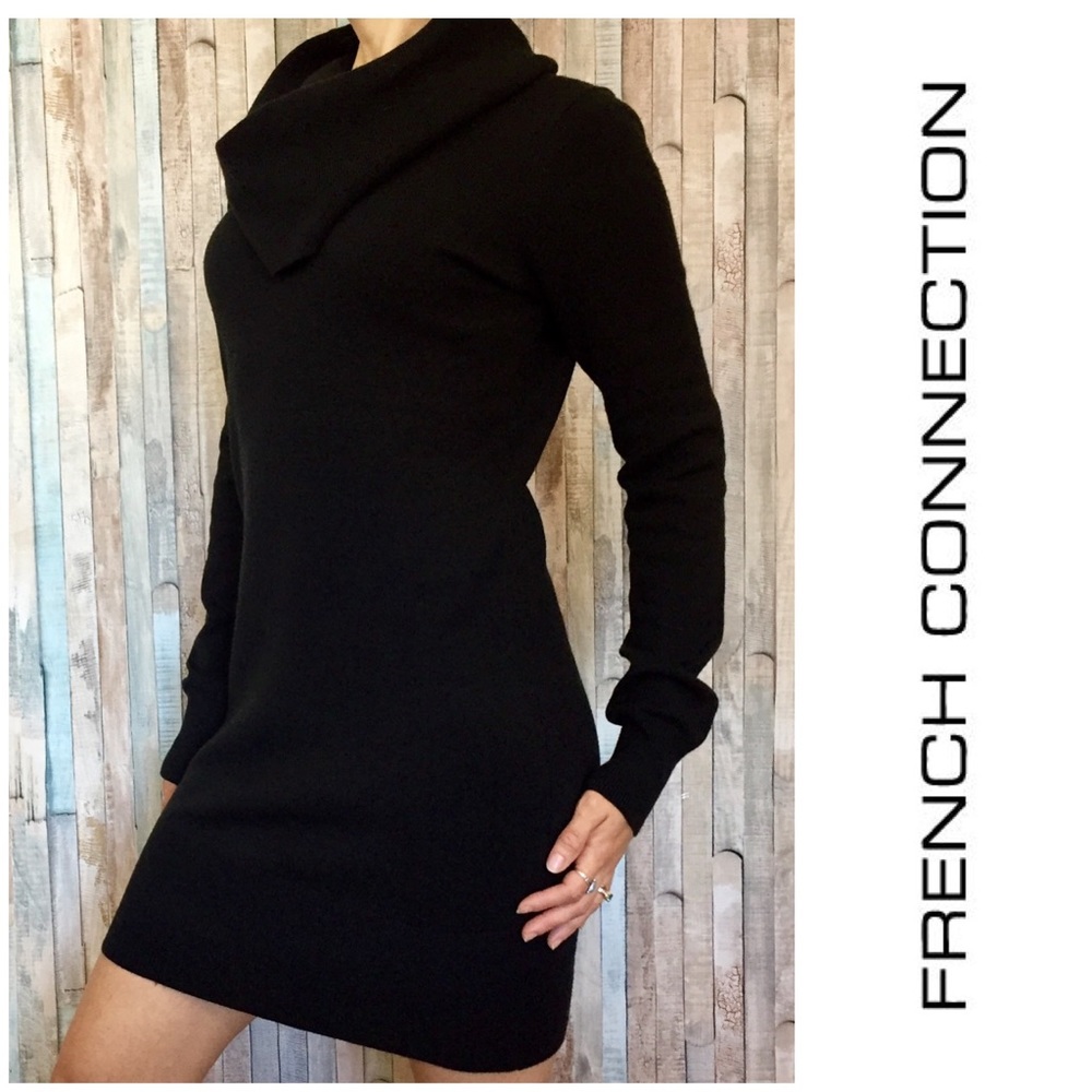Classy cowl neck Sweater Dress French Connection.