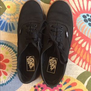 Black vans - new