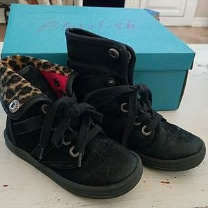 Blowfish Black Fawn Boots size 11
