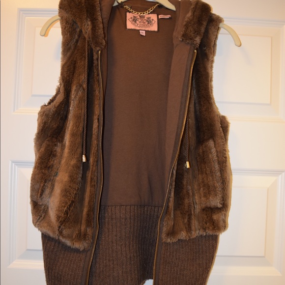 Juicy Couture Jackets & Blazers - Juicy Couture fur vest. Worn only three times.