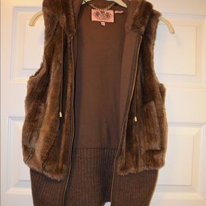 Juicy Couture fur vest. Worn only three times.