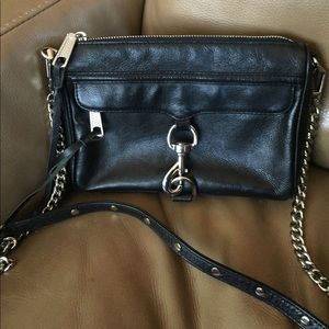 Rebecca Minkoff Mini Mac- Black w/ Silver Hardware