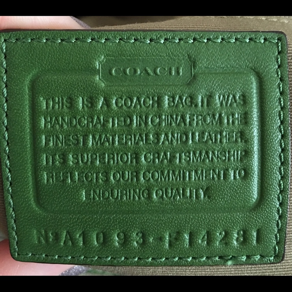 Coach Signature Pleated Gallery Tote - Picture 6 of 6
