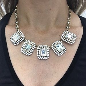 •crystal gem necklace•