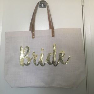 Bride Sequin Tote