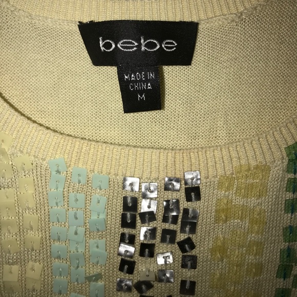 Vintage Bebe sequin tank top - Picture 8 of 8