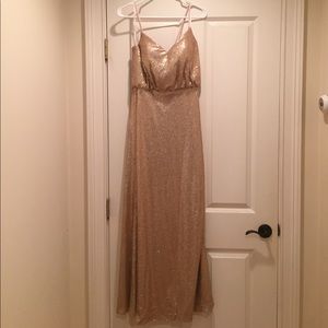 Bari Jay gold sequence dress size 2 & 6