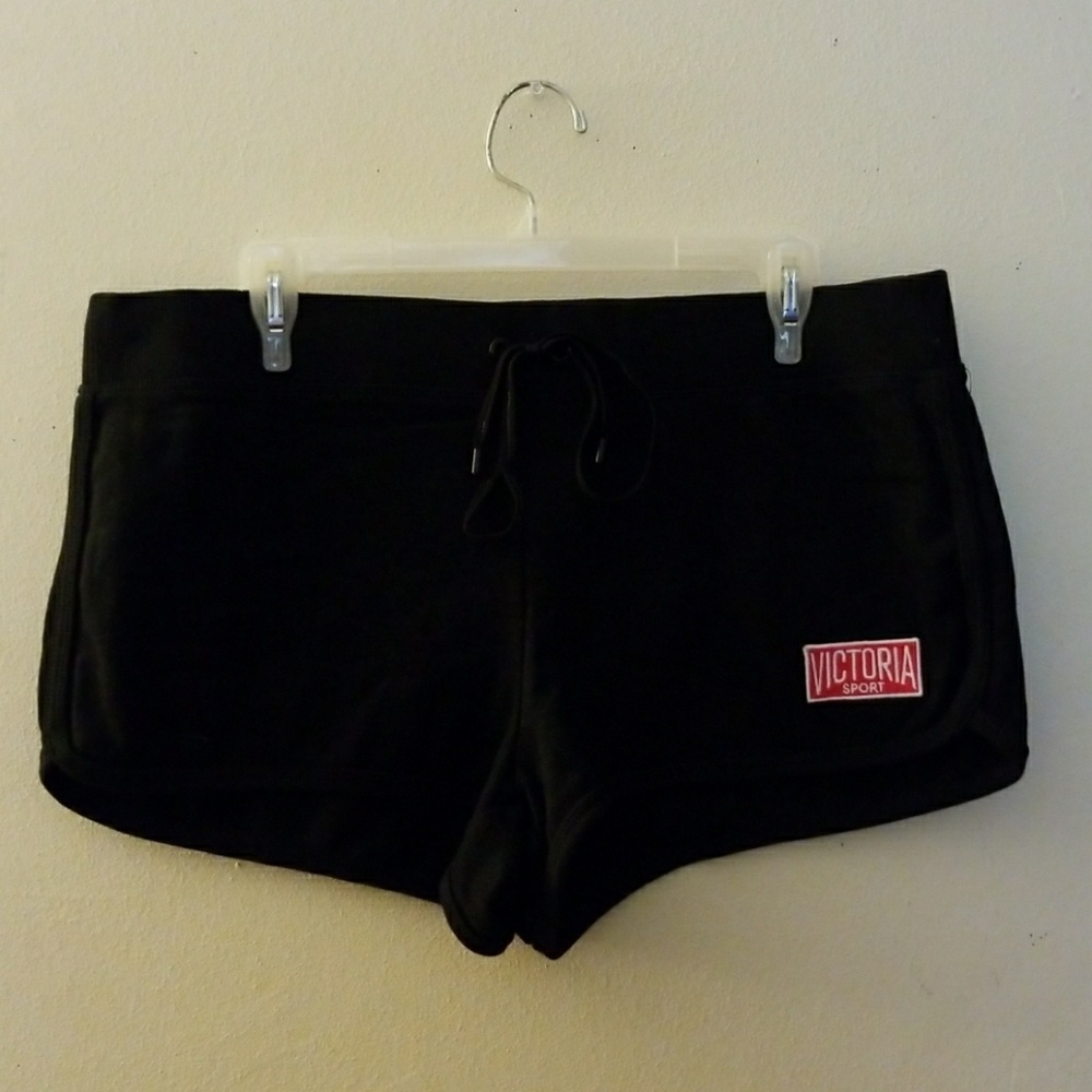Victoria's Secret Sport Drawstring Shorts Black