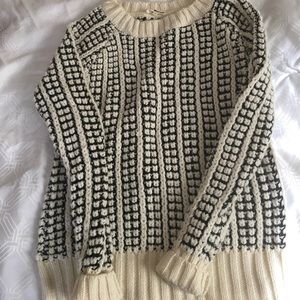 Knit Sweater - acrylic and wool