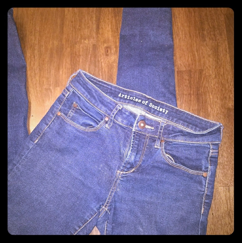 Articles of Society Blue denim skinny Jeans